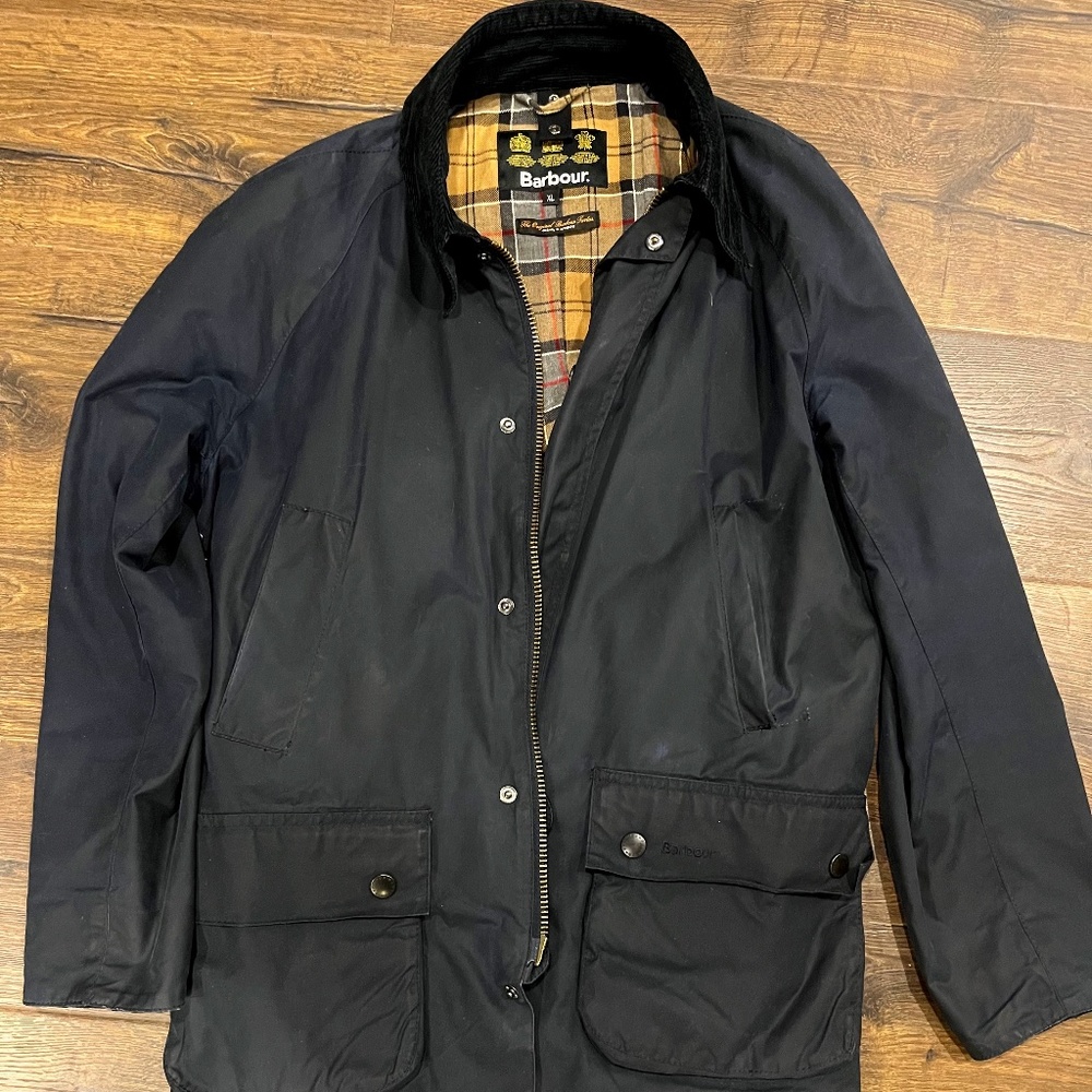 Barbour Ashby Mens Navy XL